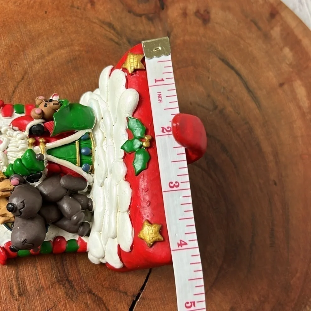 RARE Pair of VIntage Christmas Stocking Holders